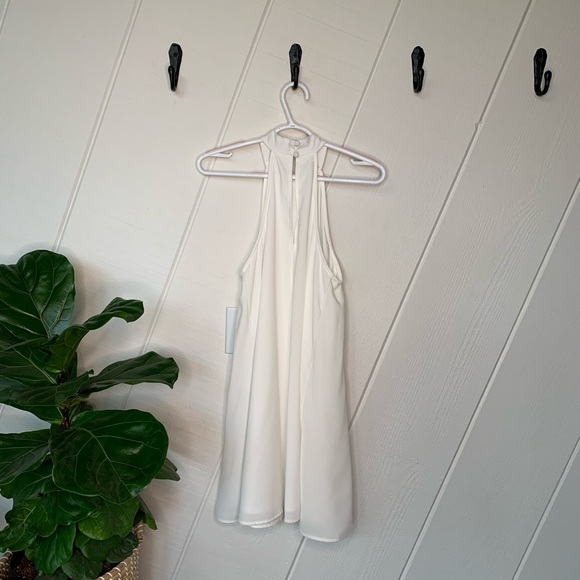 Lulu’s White Halter Swing Dress - Picture 5 of 8